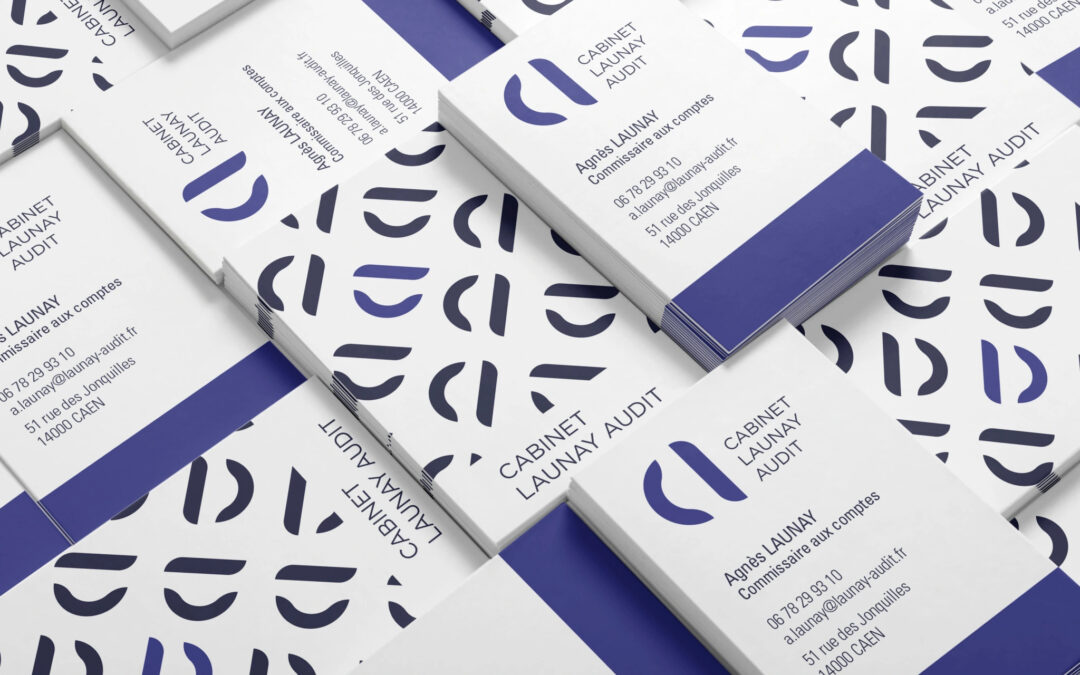 Conception du logo, de la carte de visite, d&rsquo;une charte graphique… Pour un cabinet de commissaires aux comptes (Calvados 14)