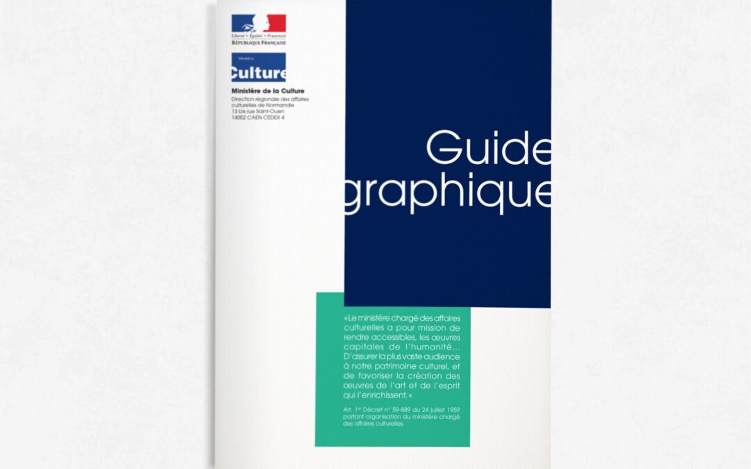 Création d&rsquo;un guide graphique pour la Direction Régionale des Affaires Culturelles (Normandie)