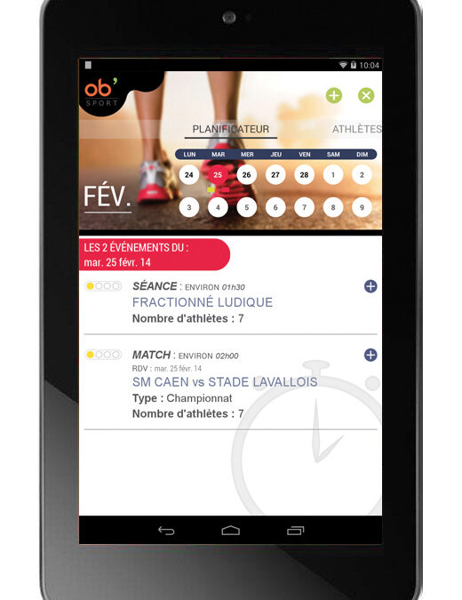 Design d&rsquo;application mobile de coaching sportif (Calvados – 14)