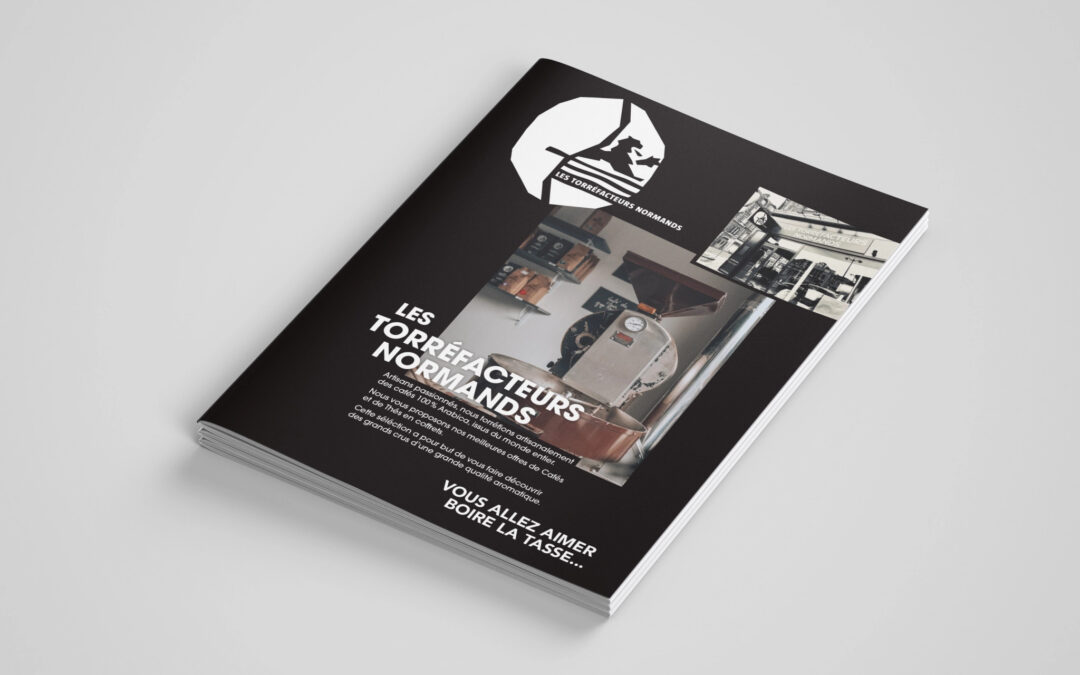 Réalisation de plaquettes pour un entreprise de torréfaction de café (Rouen – 76)